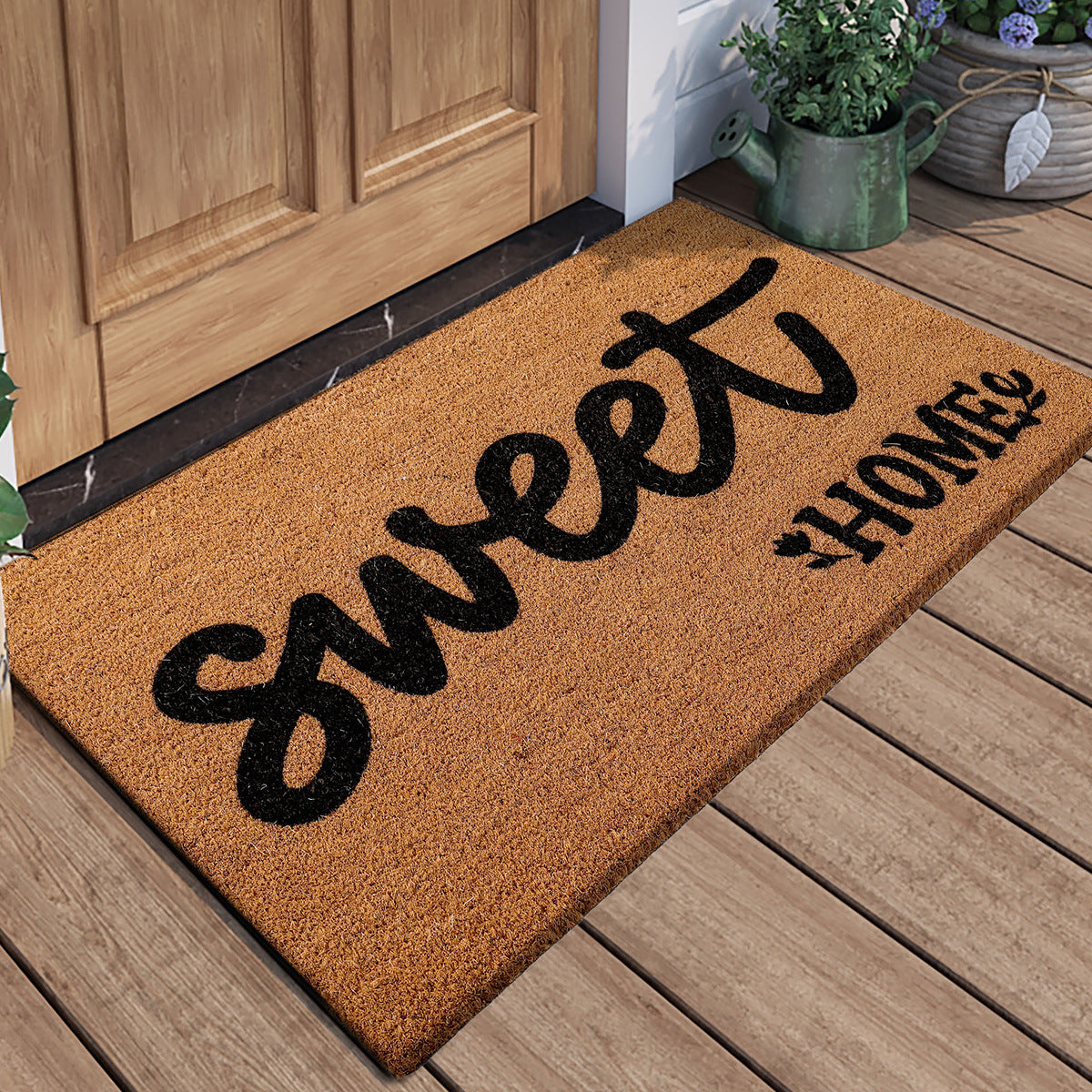 Coir Doormat for Entryway - Durable, Dust-Resistant, Scratch-Off Sand Mat, Non-Slip Floor Mat for Indoor/Outdoor Use eprolo
