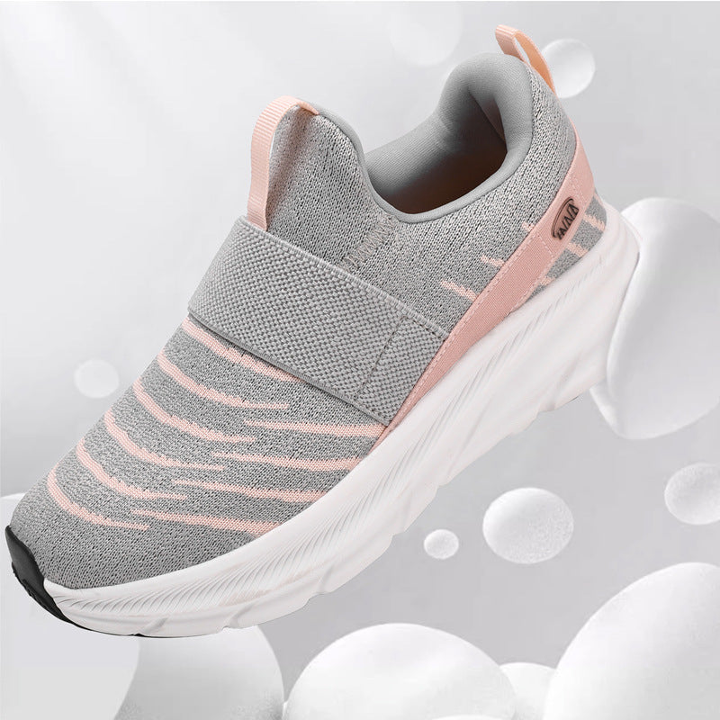 Big Size Women's Shoes, Soft Sole Comfortable Middle-aged and Elderly Walking Shoes, Slip-on Ultra-light Outdoor Sports Shoes eprolo