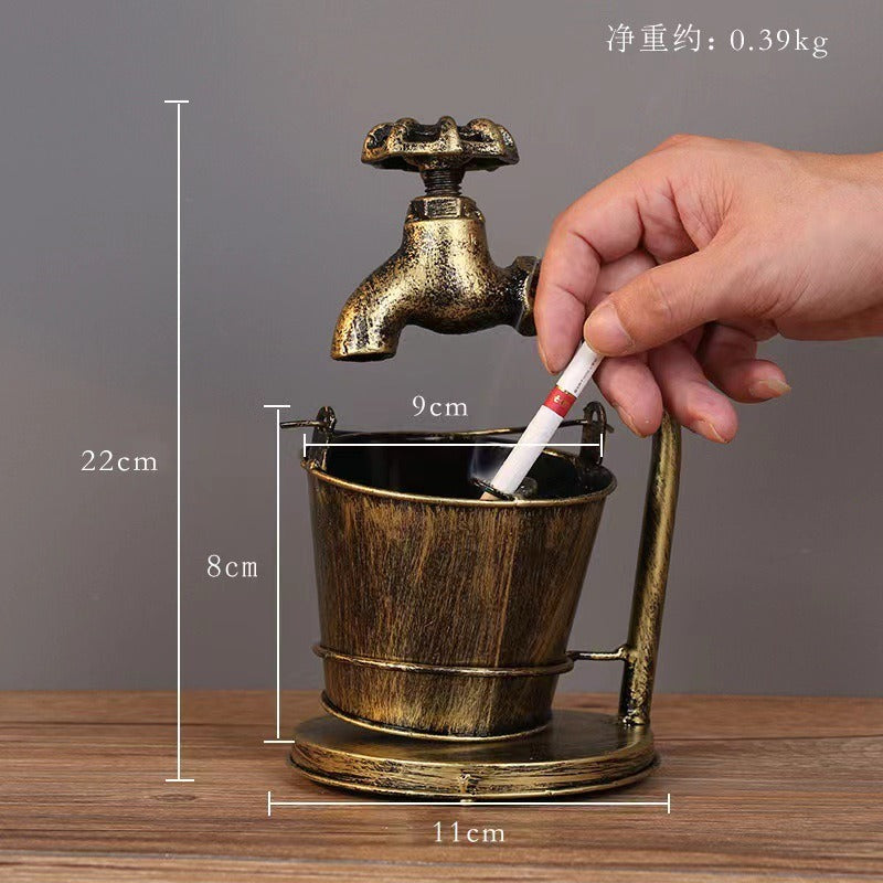 Retro creative home ashtray, large bar living room office KTV ornaments, personality trends, multi-function eprolo