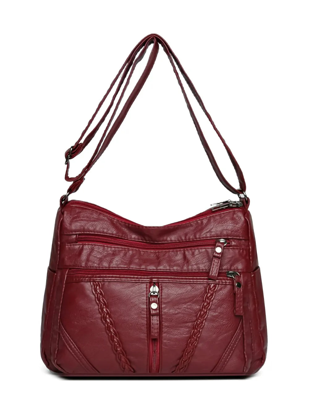 Adjustable Strap PU Leather Shoulder Bag eprolo