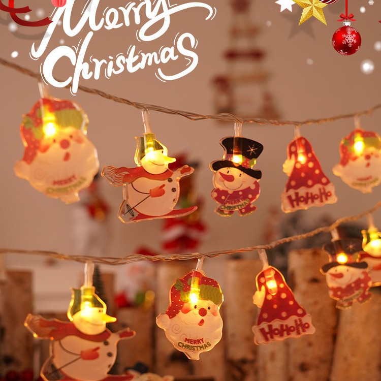 Christmas Tree Elderly Led Starry Lights Decorative Chain Strip Lights Interior Decoration