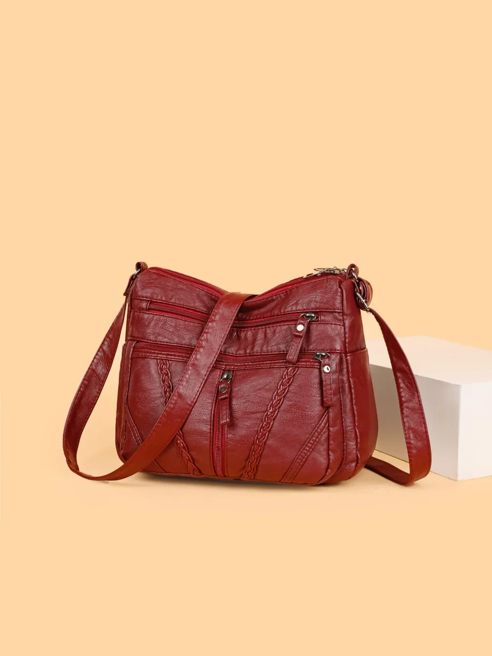 Adjustable Strap PU Leather Shoulder Bag eprolo