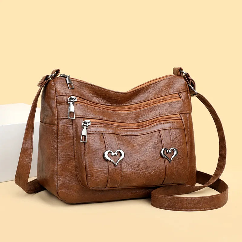 PU Leather Multi-Pockets Crossbody Bag eprolo