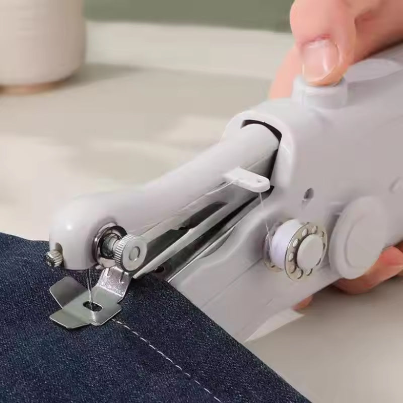 Mini Portable Handheld Electric Sewing Machine with Bobbin – For Home & Travel Sewing/Handcrafts eprolo
