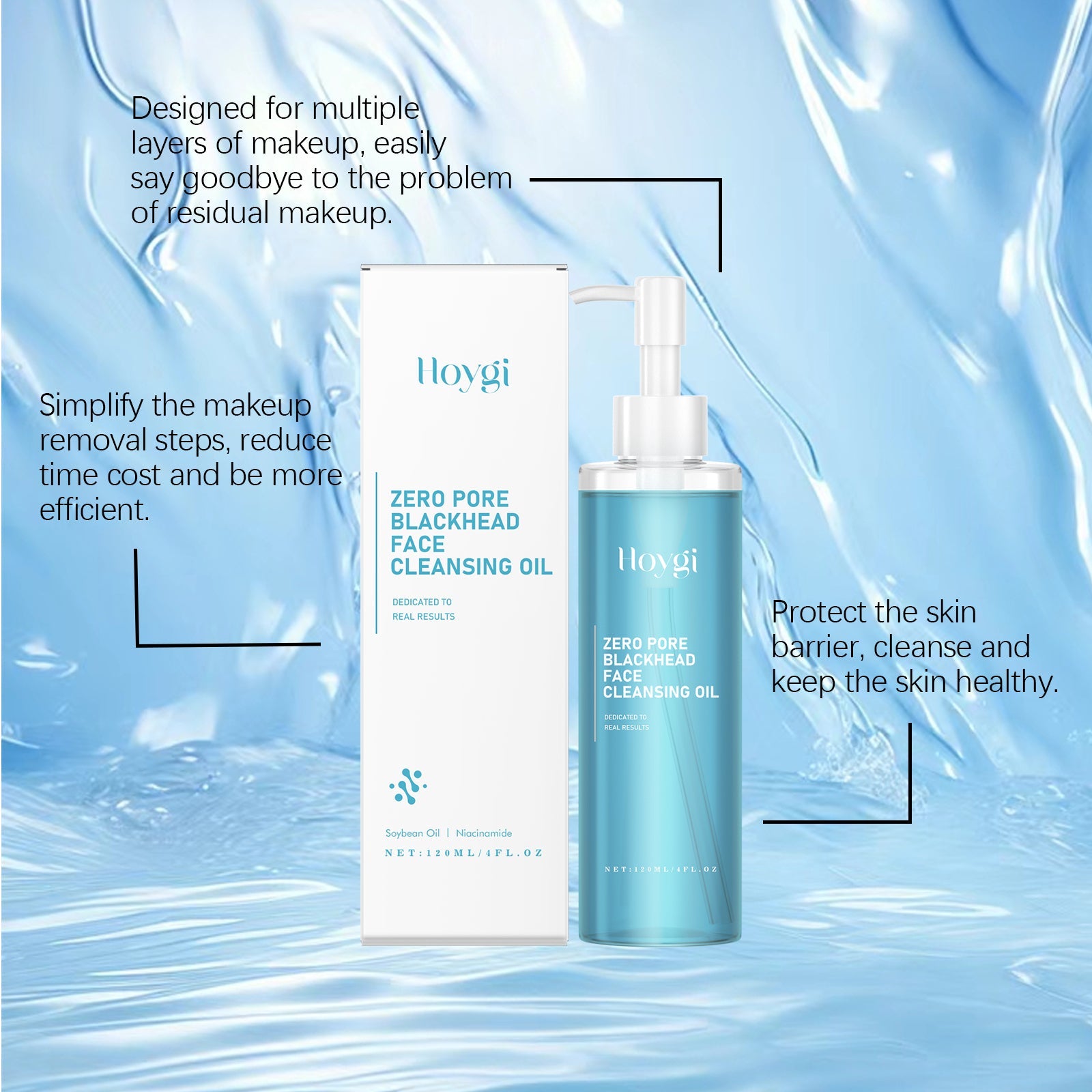 Hoygi Cleansing Oil, Deep Gentle Makeup Remover Soothes Face, Eyes And Lips With Clear And Non-Tight Makeup Remover Oil eprolo