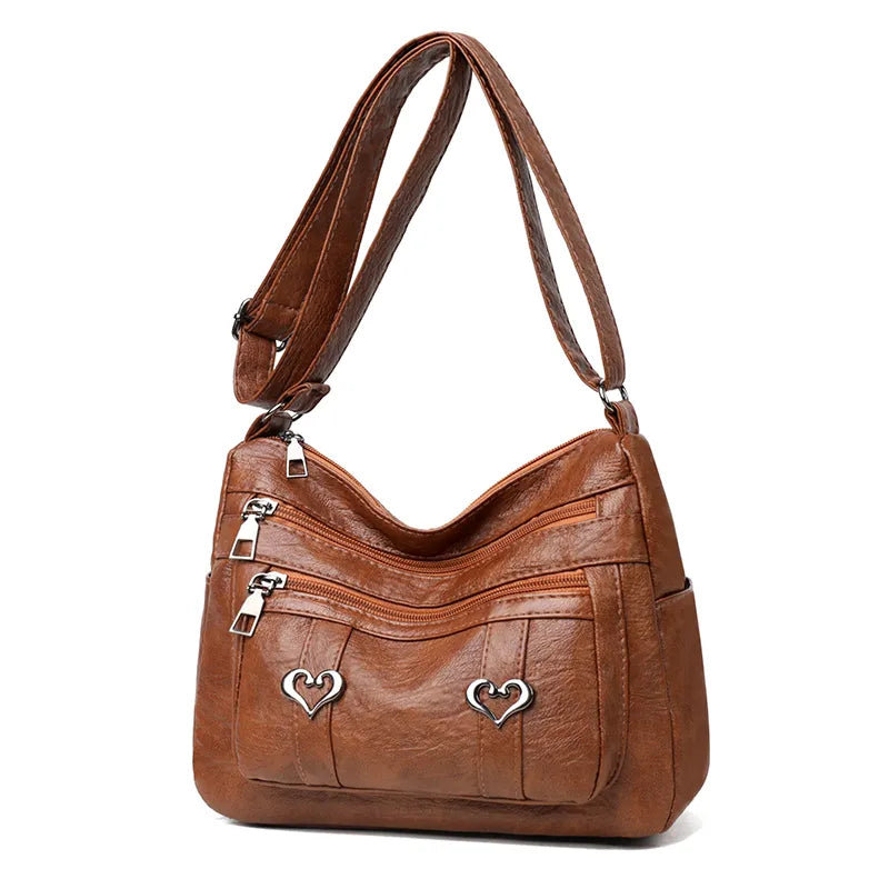 PU Leather Multi-Pockets Crossbody Bag eprolo
