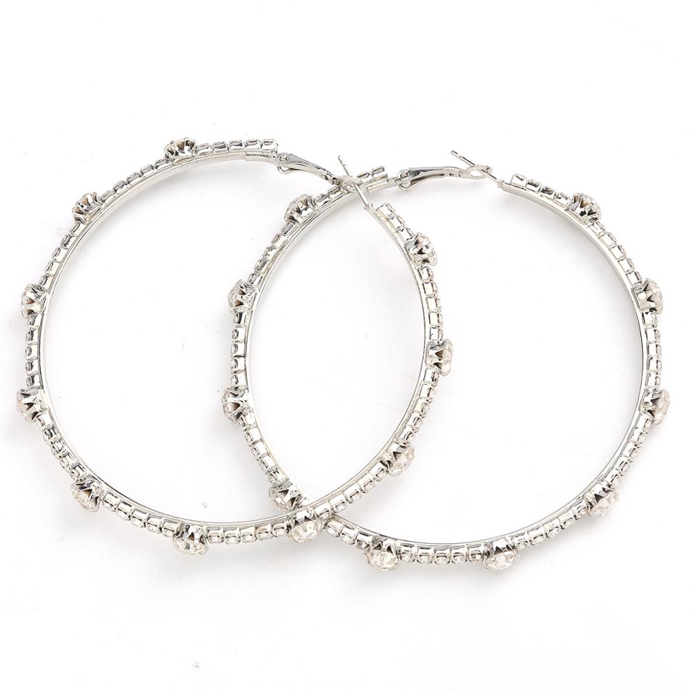 Colorful Diamond Bohemian Earrings Temperament Fashion Circle Earrings eprolo