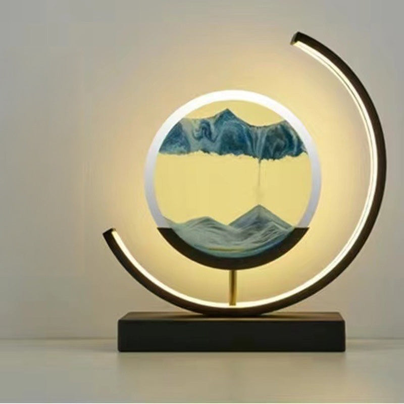 LED Flowing Sand Painting Lamp: Night Light for Home (Gift Option) eprolo
