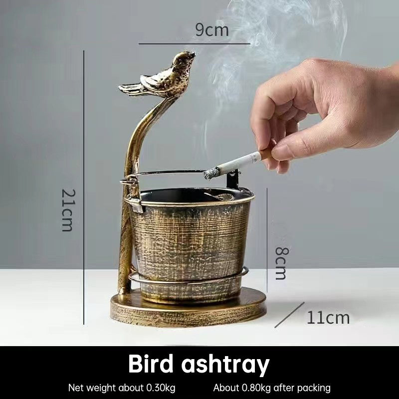 Retro creative home ashtray, large bar living room office KTV ornaments, personality trends, multi-function eprolo