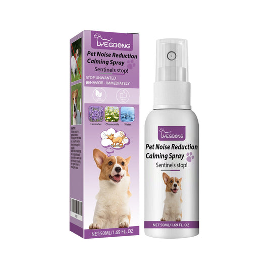 Yegbong Pet Noise Reduction Calming Spray, Prevent Stress Soothe Pet Calm Mood Reduce Pet Noise Spray eprolo