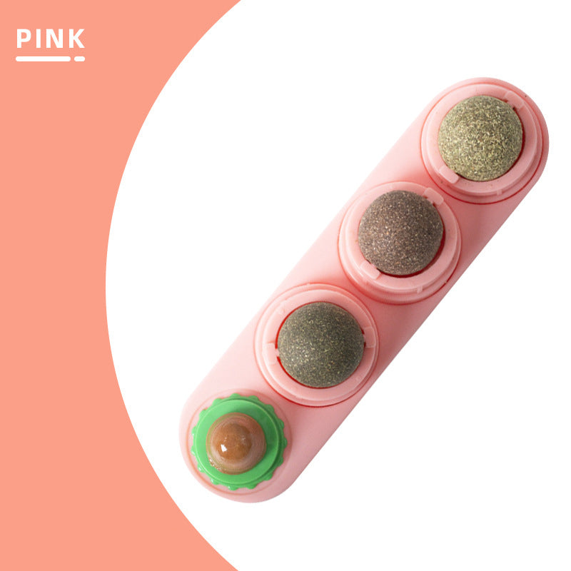 Cat mint ball spinning ball toy cat snacks lollipops self fun toys lots of fun eprolo