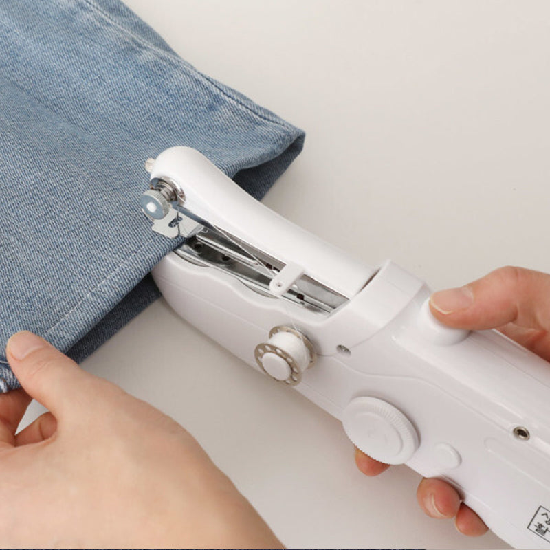 Mini Portable Handheld Electric Sewing Machine with Bobbin – For Home & Travel Sewing/Handcrafts eprolo