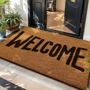 Coir Doormat for Entryway - Durable, Dust-Resistant, Scratch-Off Sand Mat, Non-Slip Floor Mat for Indoor/Outdoor Use eprolo