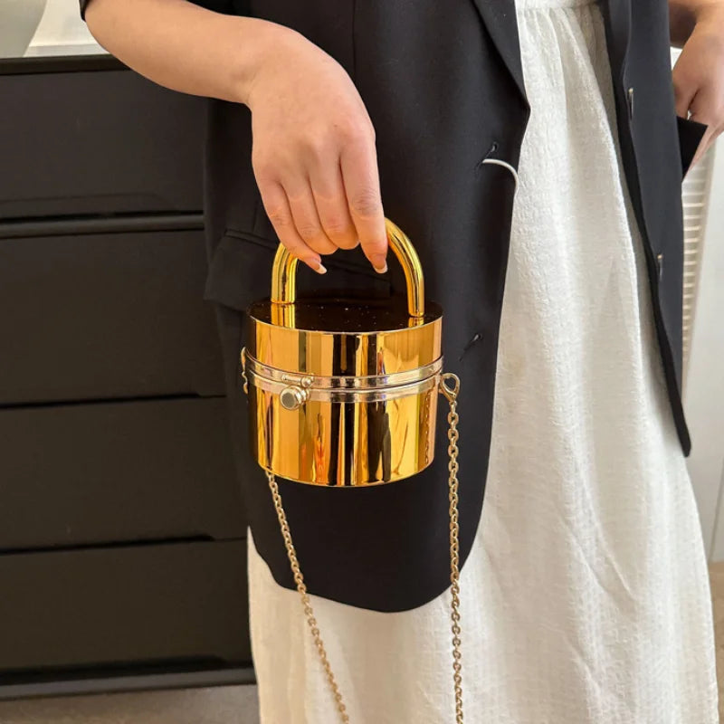 Handbags for Women Acrylic Fashion Luxury Tote Bag Chain Unusual Hard Party Evening Mirror Shoulder Bag Ladies eprolo