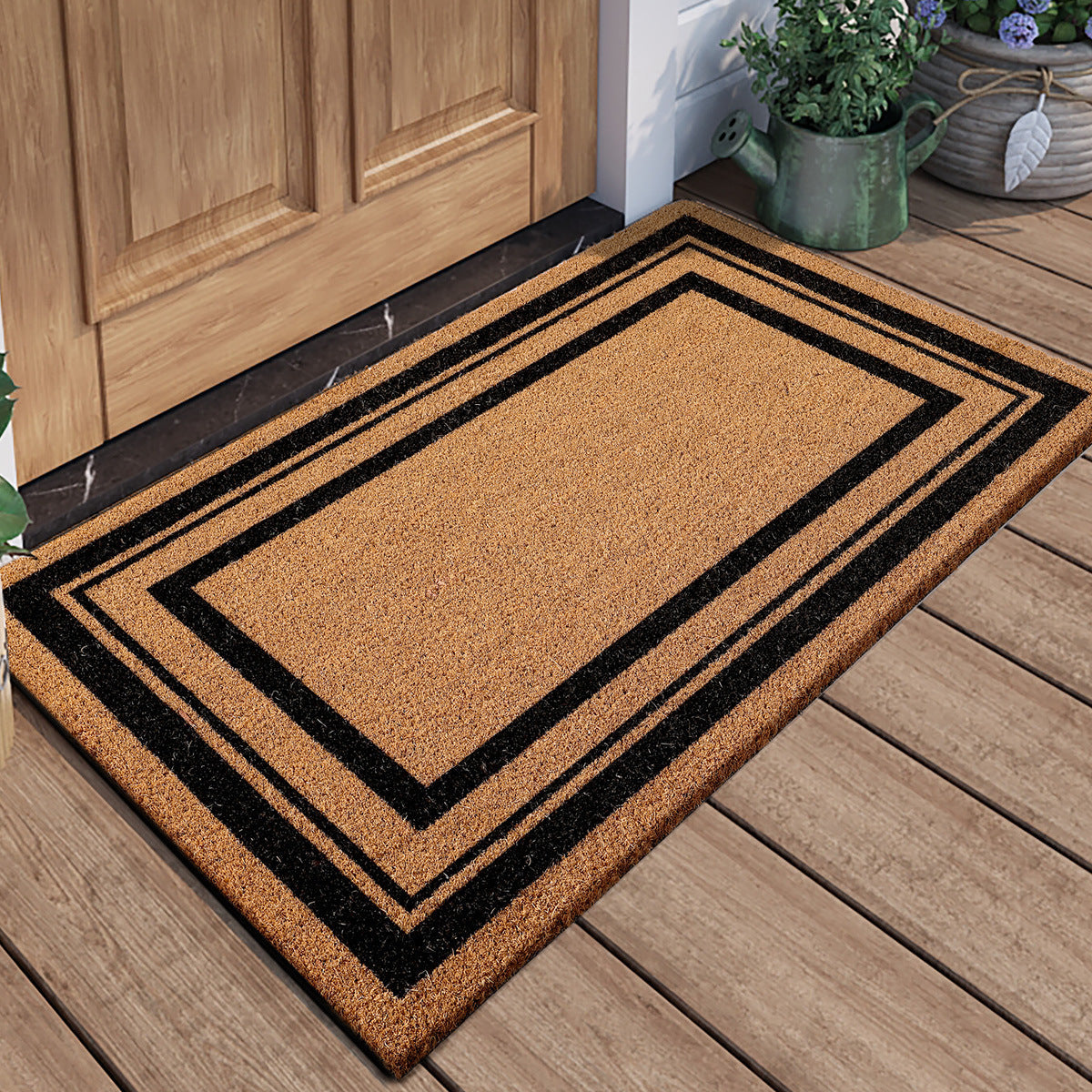 Coir Doormat for Entryway - Durable, Dust-Resistant, Scratch-Off Sand Mat, Non-Slip Floor Mat for Indoor/Outdoor Use eprolo