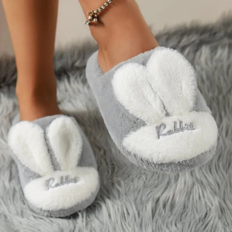 Rabbit Ears Round Toe Slippers eprolo