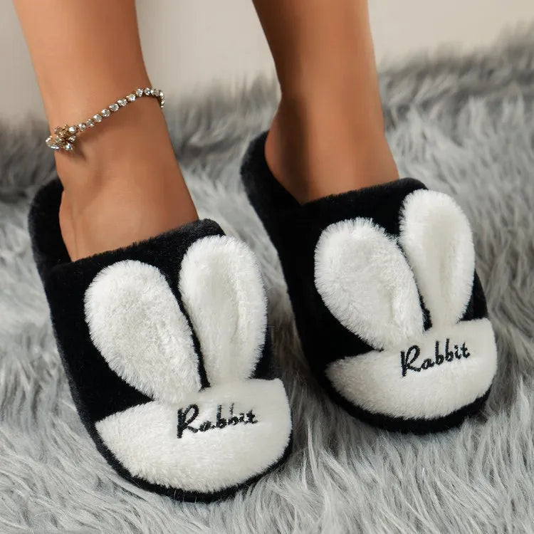 Rabbit Ears Round Toe Slippers eprolo