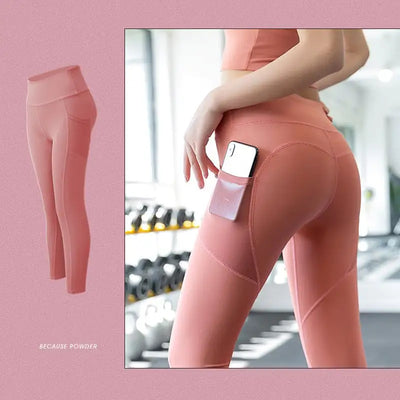 High-Waisted High Elastic Hip Tight Pants