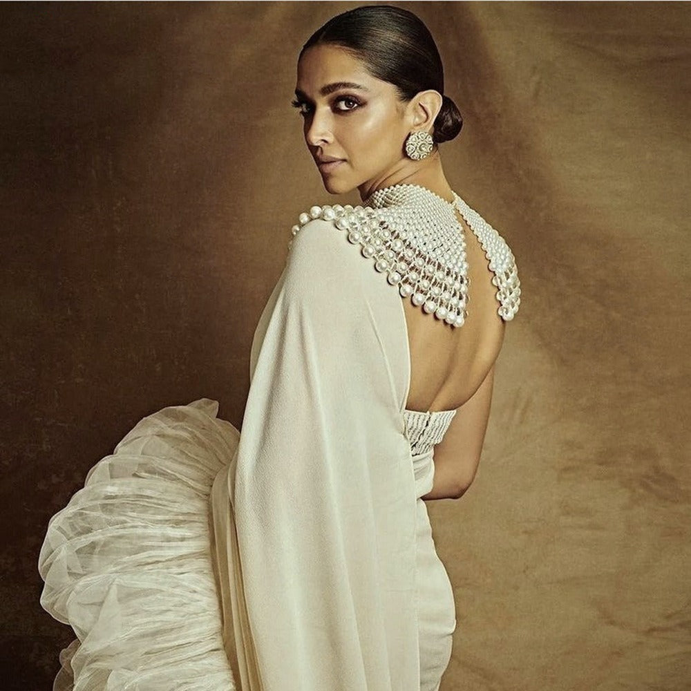 Bridal Shoulder Necklace Fashion Body Chain Pearls Beaded Women Layered Choker Wedding Accessories eprolo