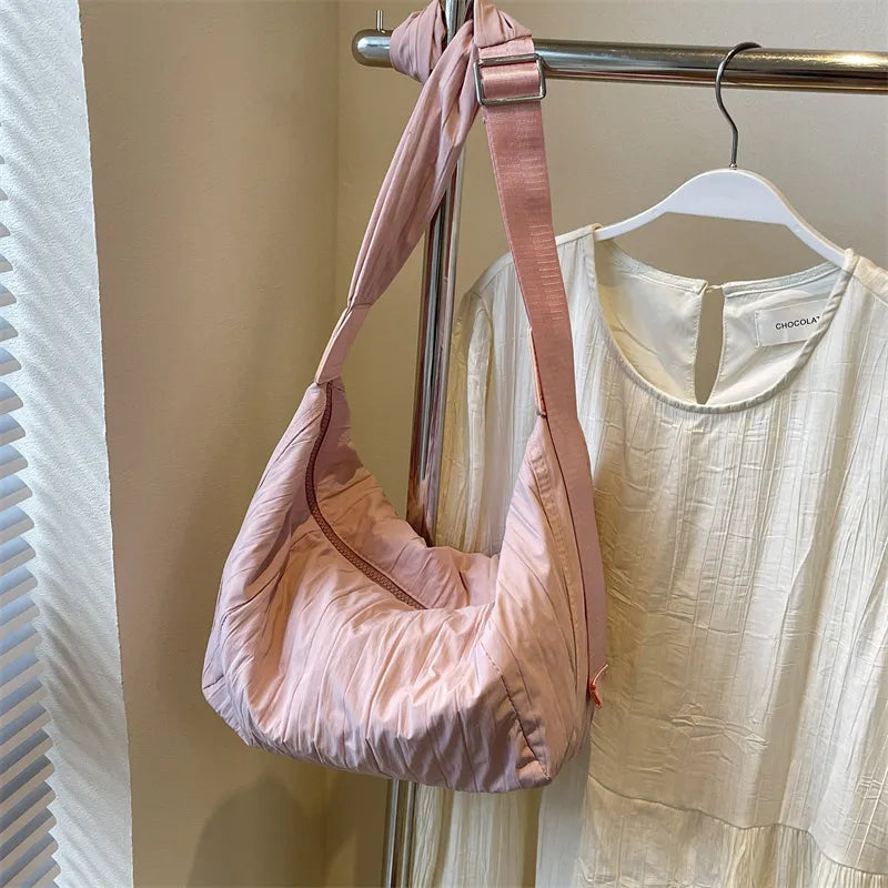 Pleated Dumpling Crossbody Bag eprolo