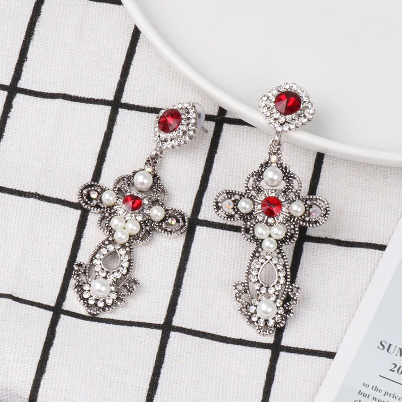 New Creative Simple Diamond Stud Earrings Boutique Elegant Women's Jewelry eprolo