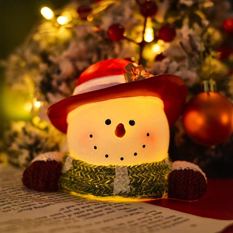 Christmas gifts, creative Christmas decorations, home furnishings, children's rooms, tabletops, small animals, Christmas snowmen, Christmas trees eprolo