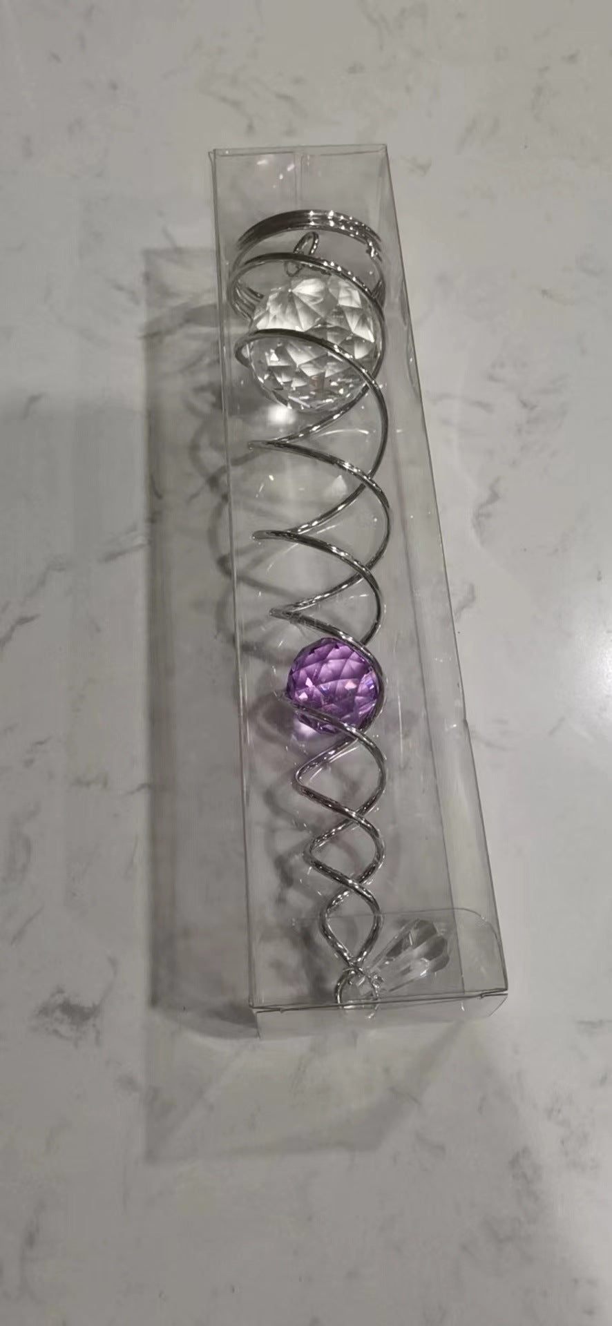 Three-dimensional crystal wind rotating wind chime dynamic visual decoration for home balcony and courtyard eprolo