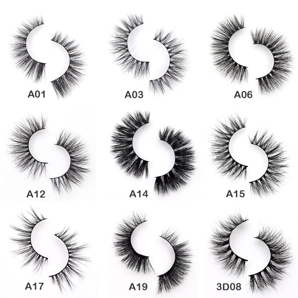 3D Mink Eyelashes Crossing Mink Lashes Hand Made Full Strip Eye Lashes 34 Styles cilios naturais False Lashes eprolo