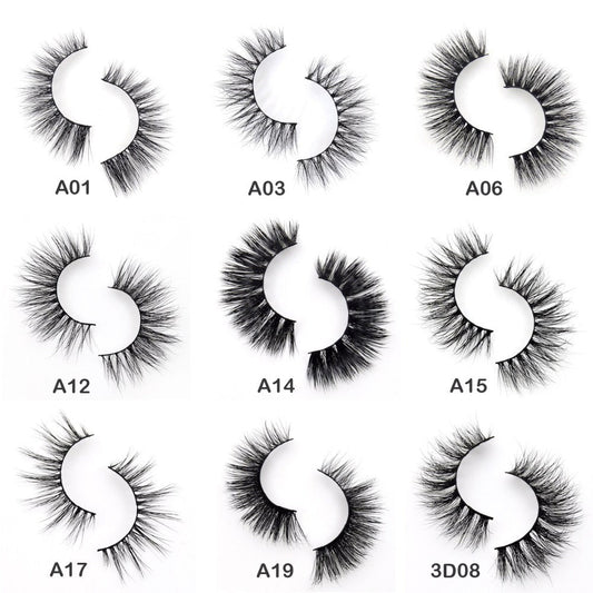 3D Mink Eyelashes Crossing Mink Lashes Hand Made Full Strip Eye Lashes 34 Styles cilios naturais False Lashes eprolo