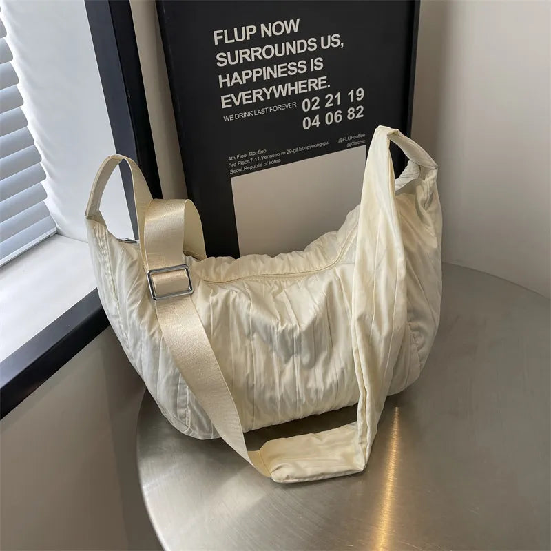 Pleated Dumpling Crossbody Bag eprolo