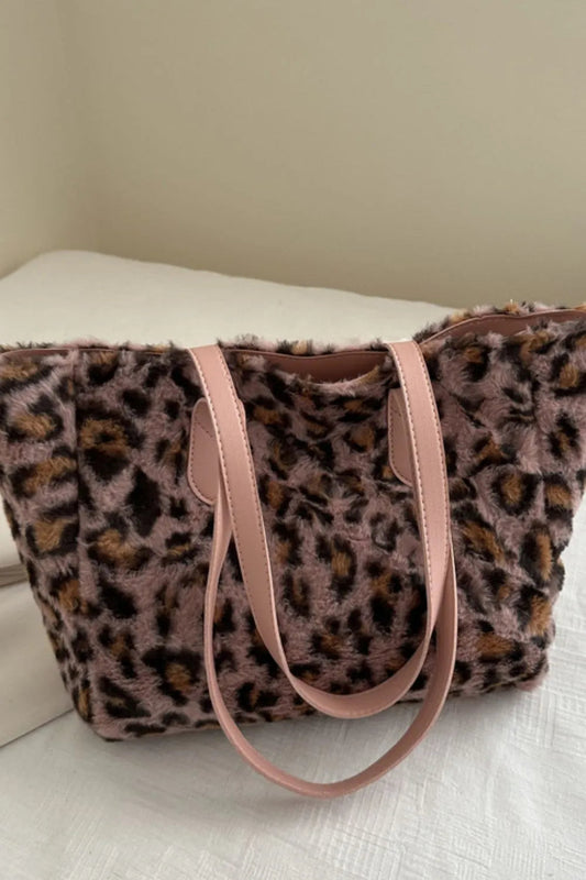 Leopard Fluff Tote Bag eprolo
