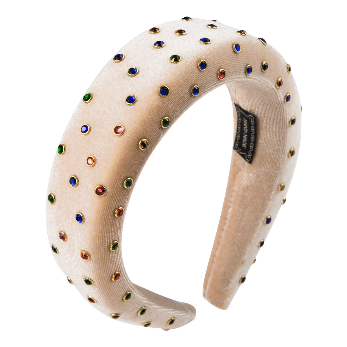 Thickened Sponge Gold Velvet Cloth Headband Ladies Ins Bag Cloth Wide-Brimmed Headband Hair Accessories eprolo