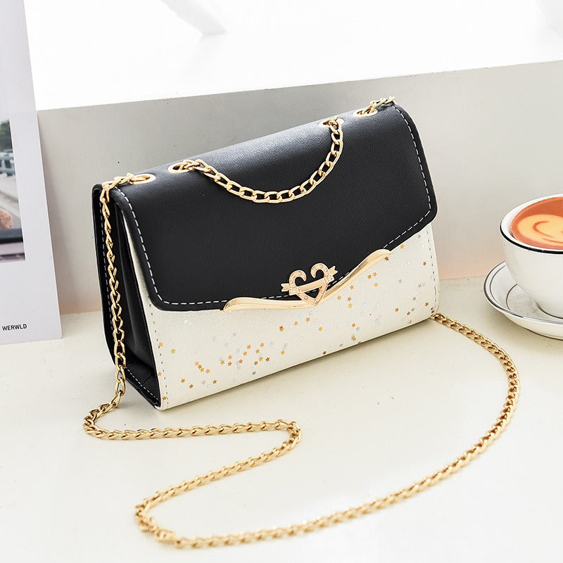 New Women's Bag Single Shoulder Crossbody Bag Sequin Fashion Bag Korean Edition Women's Shoulder Bag Mobile Bag Wallet Trend eprolo
