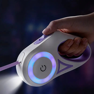 Automatic Retractable Dog Leash and Collar for Pets