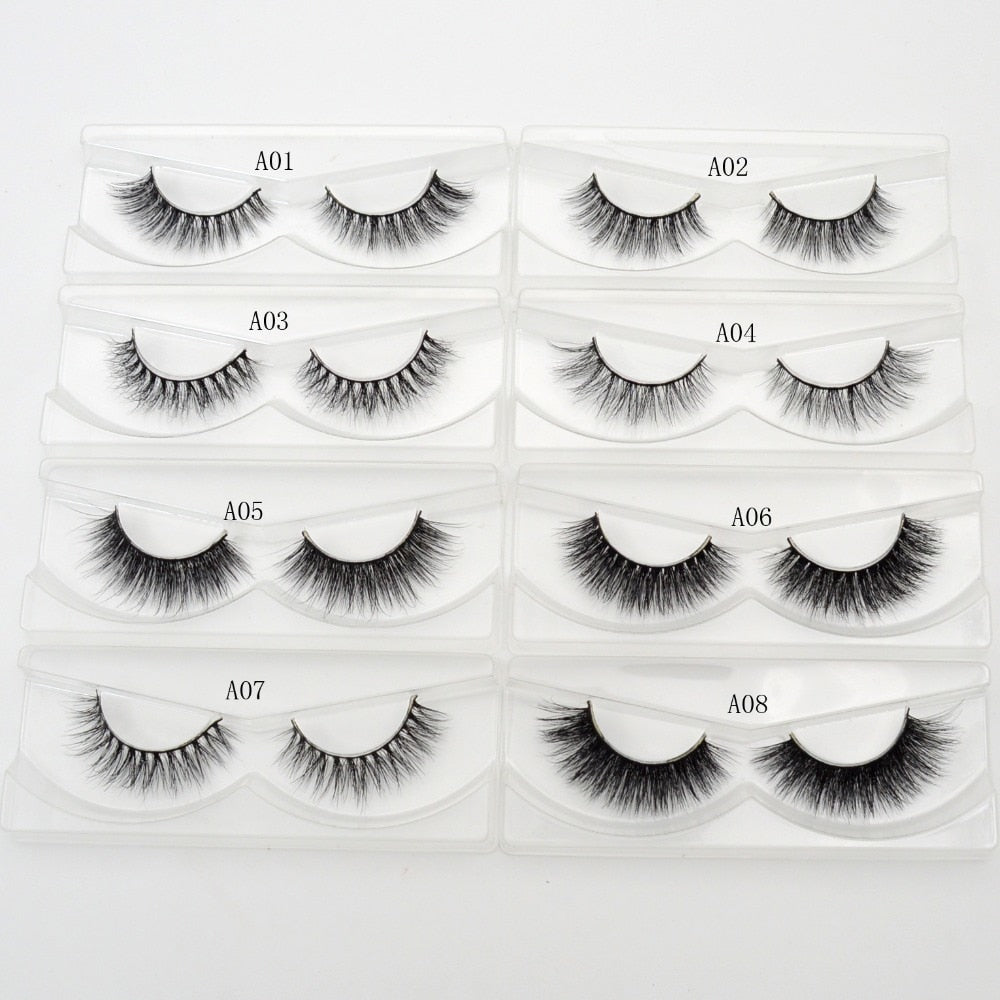 3D Mink Eyelashes Crossing Mink Lashes Hand Made Full Strip Eye Lashes 34 Styles cilios naturais False Lashes eprolo