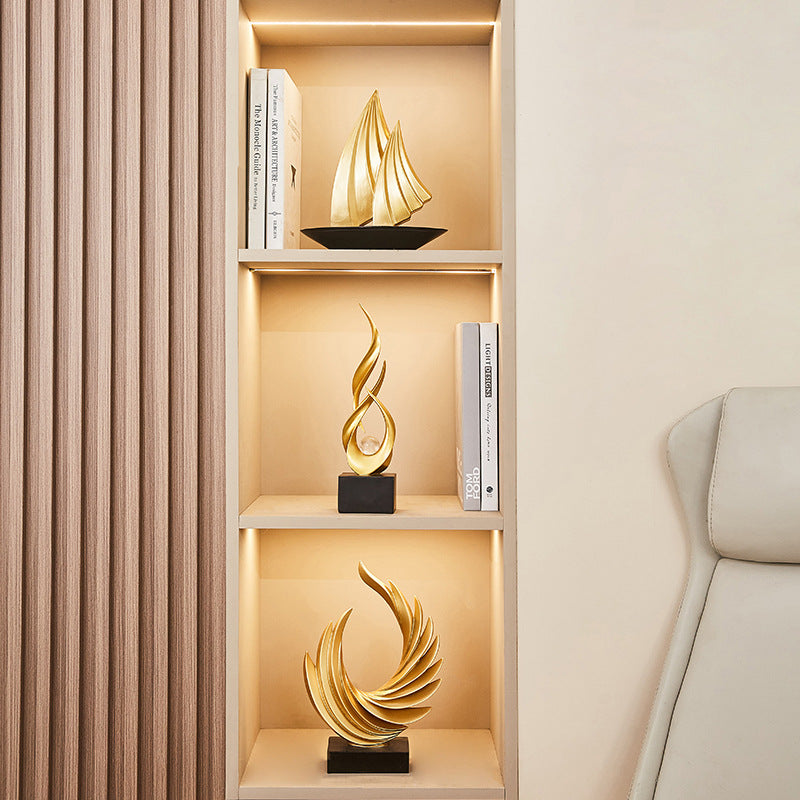 Modern Luxury Artistic Water-Rising Decorative Piece for Living Room Soft Decoration, TV Cabinet, Wine Cabinet, Office, and Entrance Hallway eprolo