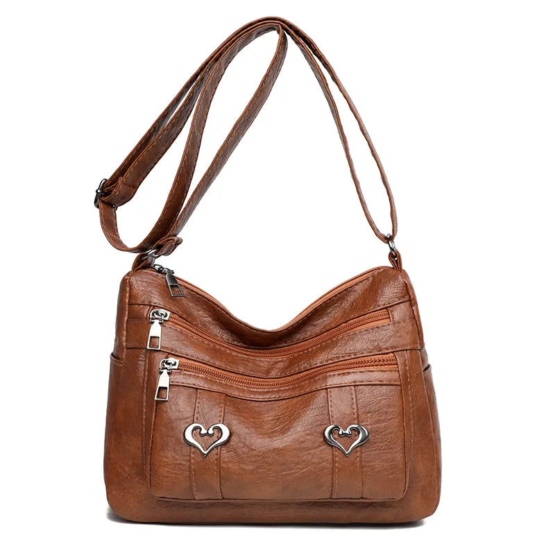 PU Leather Multi-Pockets Crossbody Bag eprolo