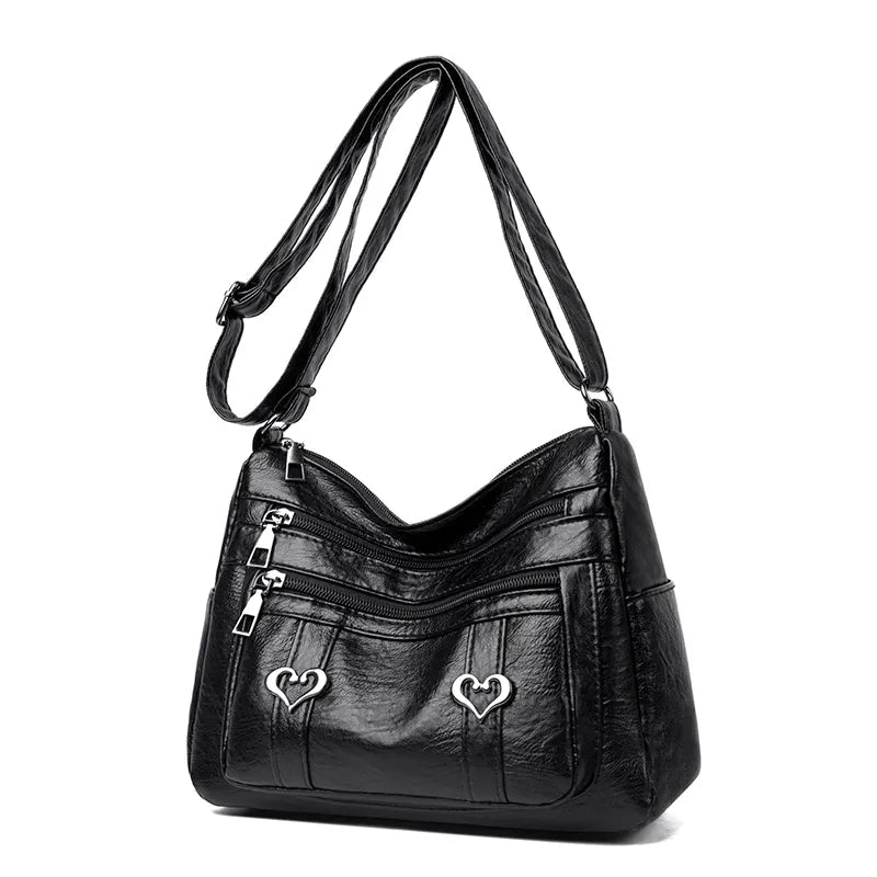 PU Leather Multi-Pockets Crossbody Bag eprolo