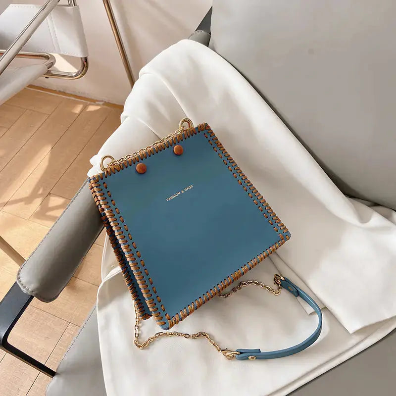 Hand-Stitched Woven Small Bags for Girlfriends Shopera