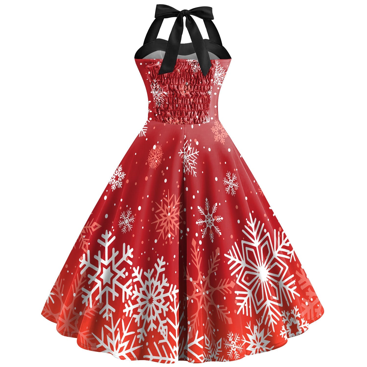 Christmas Snowflake Strap High Waist Skirt for Children eprolo