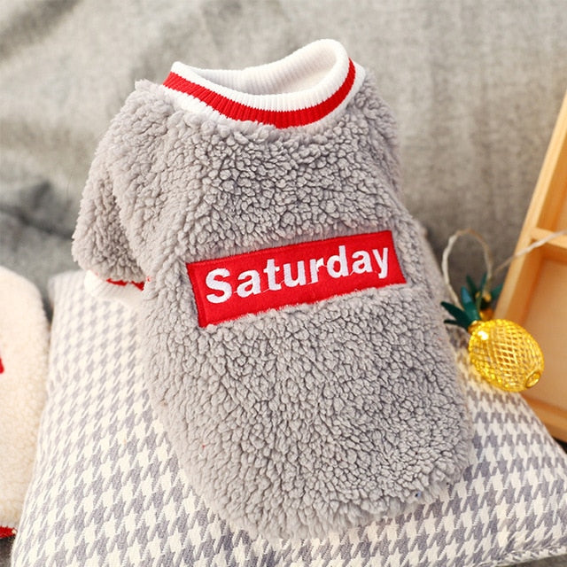 Soft Pet Clothes Dog Saturday Pet Clothes eprolo