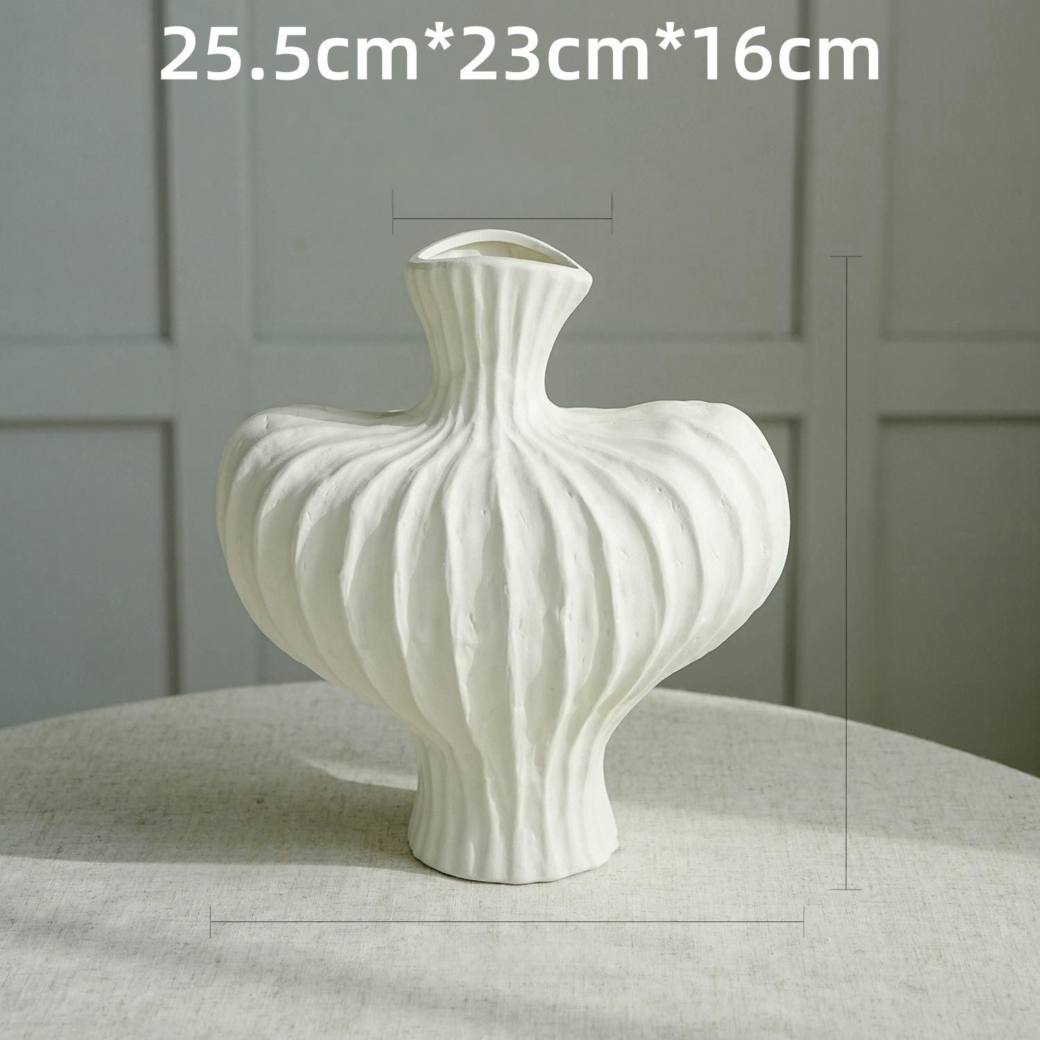 Plastic art imitation ceramic vase high-end decoration for living room desktop decoration eprolo