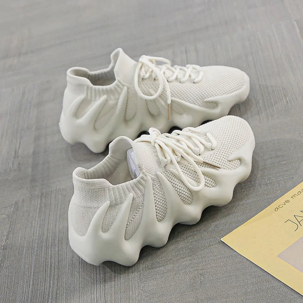 Lace Up Round Toe Mesh Athletic eprolo