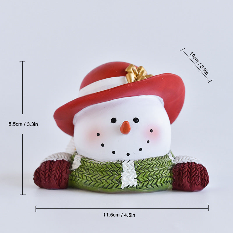 Christmas gifts, creative Christmas decorations, home furnishings, children's rooms, tabletops, small animals, Christmas snowmen, Christmas trees eprolo
