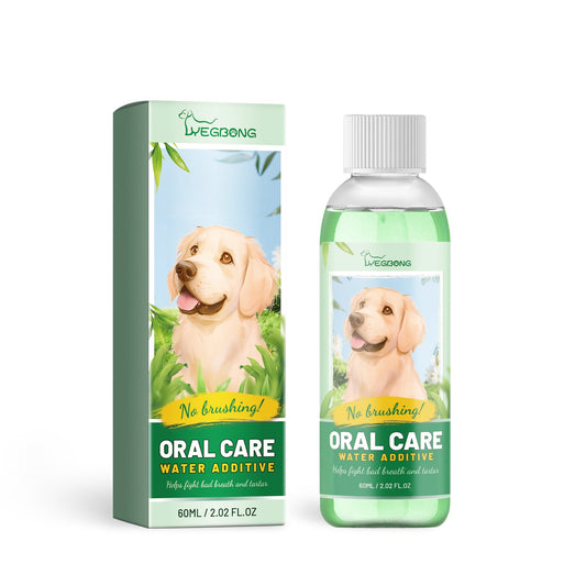 Yegbong Pet Fresh Breath Cleanser Teeth Water Dog Dog Cat Tooth Stains Mouth Cleaning Ear Canal Odor Cleaning Earwax eprolo