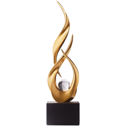 Modern Luxury Artistic Water-Rising Decorative Piece for Living Room Soft Decoration, TV Cabinet, Wine Cabinet, Office, and Entrance Hallway eprolo