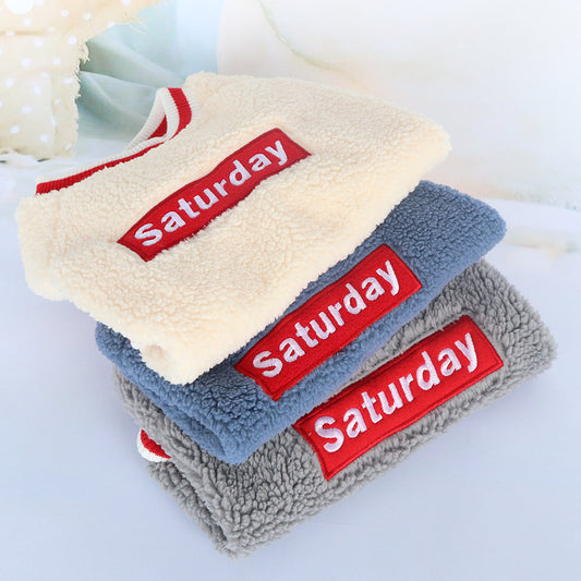 Soft Pet Clothes Dog Saturday Pet Clothes eprolo