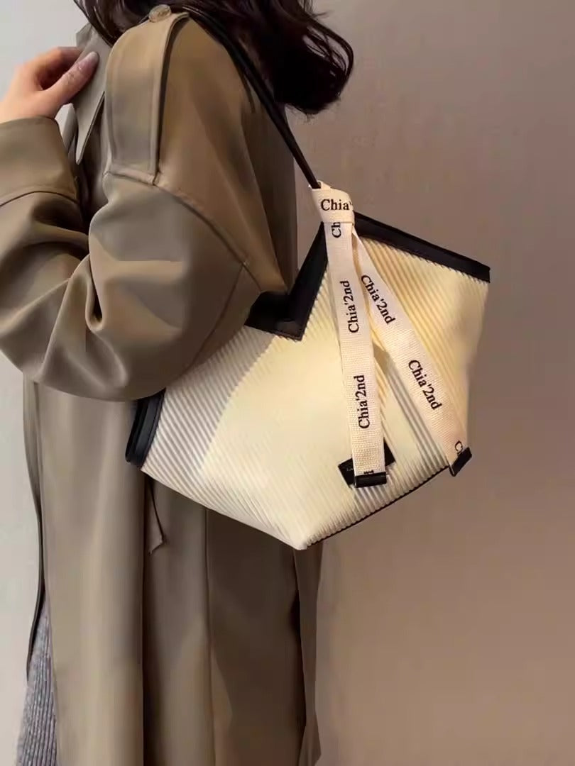 Casual versatile bag Korean style commuter fashion shoulder bag student tote bag eprolo