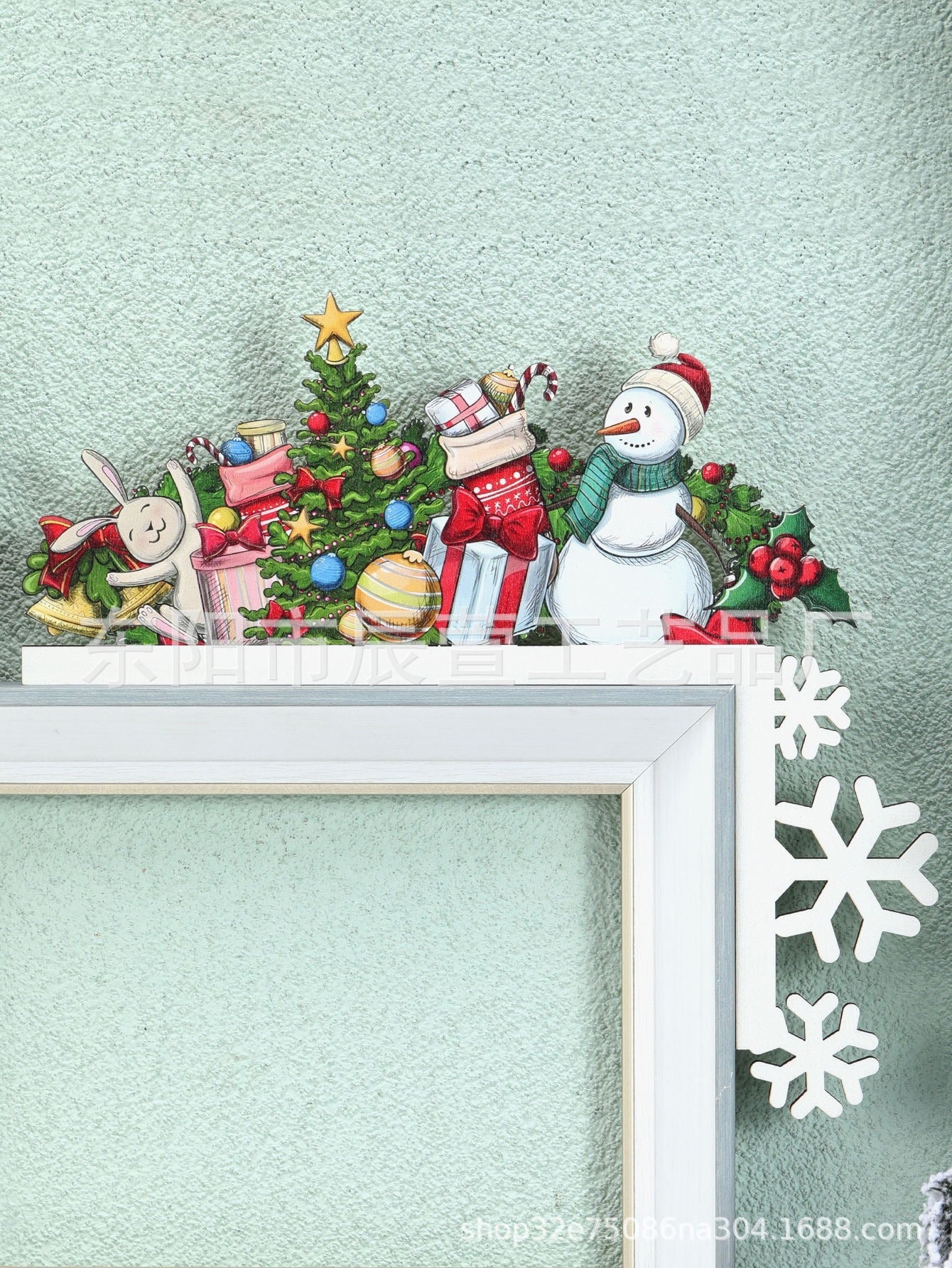 Christmas door frame decoration Christmas door corner door frame decoration eprolo