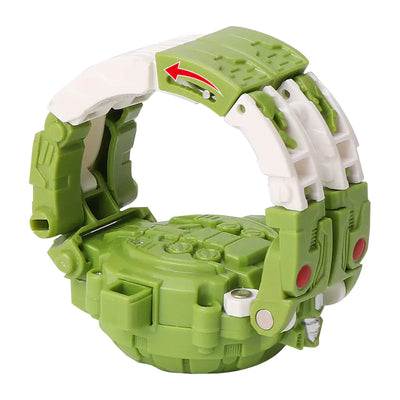 Transforming Cartoon Robot Projection Watch for Kids
